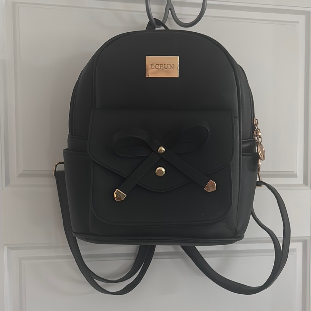 Black Women's mini Backpack